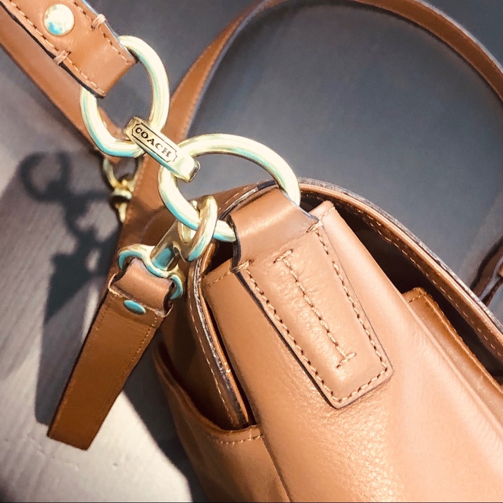 Coach Tan Shoulder bag w Crossbody Strap - Picture 4 of 13